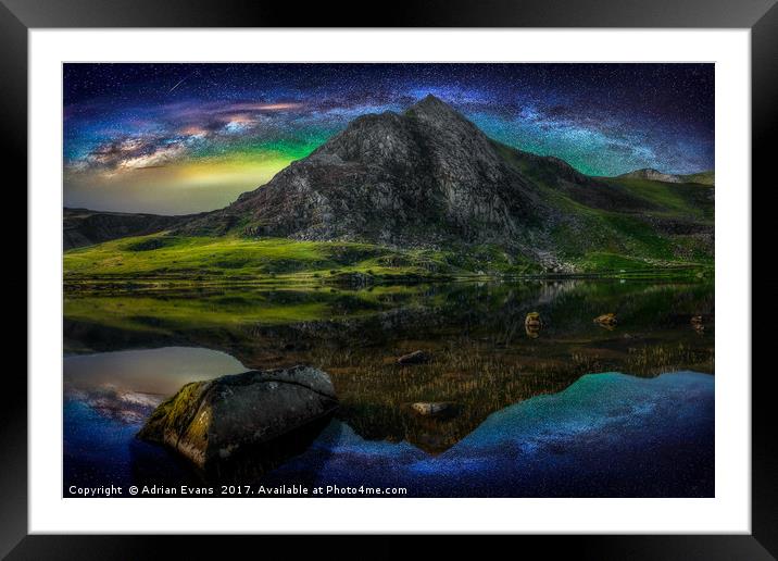 Sky Full Of Stars Framed Mounted Print by Adrian Evans