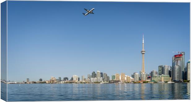 Toronto Lake Ontario View Canvas Print by Naylor's Photography