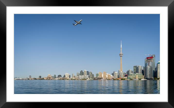Toronto Lake Ontario View Framed Mounted Print by Naylor's Photography