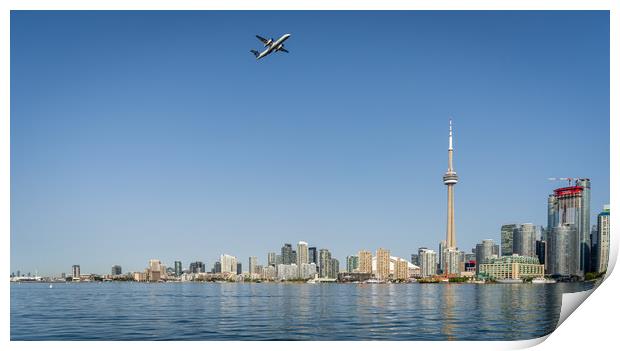 Toronto Lake Ontario View Print by Naylor's Photography