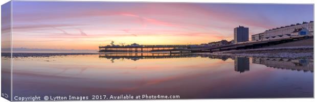 Herne Bay Seafront  panoramic Canvas Print by Wayne Lytton