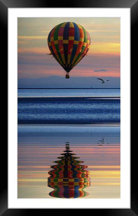 rippled reflections Framed Mounted Print by sue davies