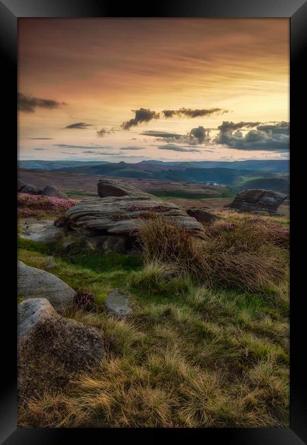 Stanage Edge Framed Print by Paul Andrews