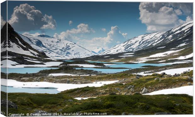 gamle strynefjellsvegen in norway Canvas Print by Chris Willemsen