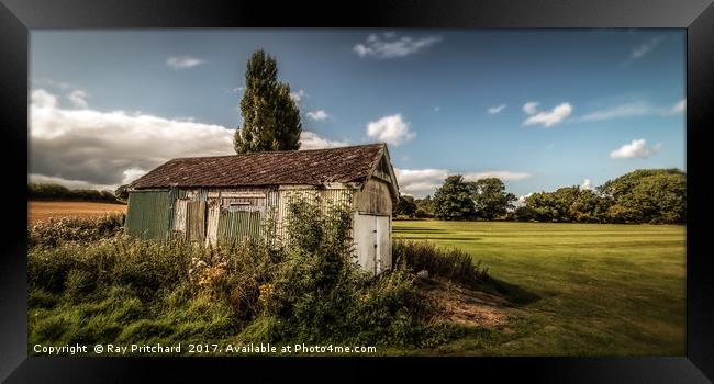 Old shed at Clara Vale Framed Print by Ray Pritchard
