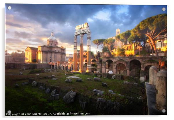 Forum of Caesar Acrylic by Yhun Suarez