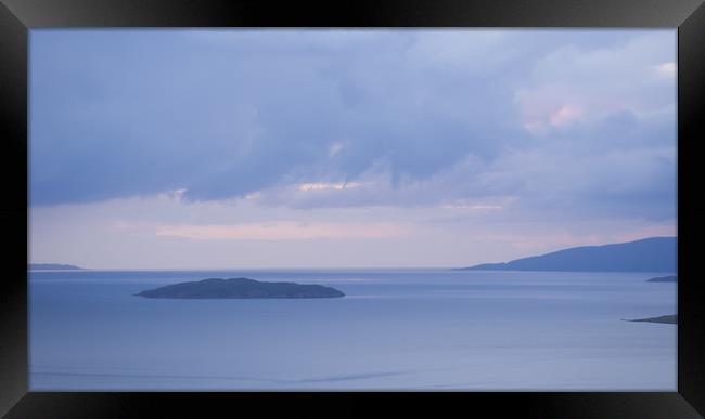 Sunset View of Longay, Isle Of Skye, Scotland Framed Print by Maarten D'Haese