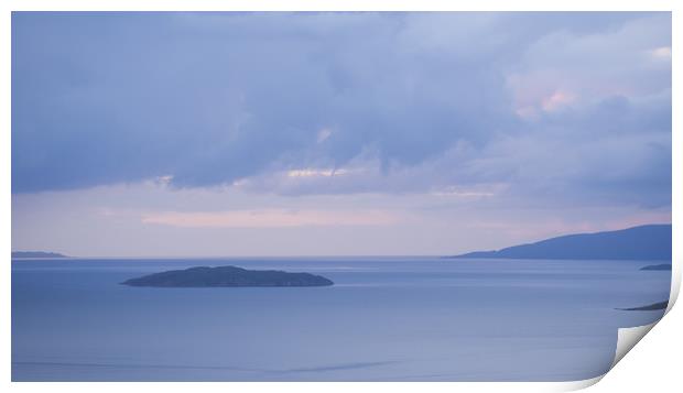 Sunset View of Longay, Isle Of Skye, Scotland Print by Maarten D'Haese