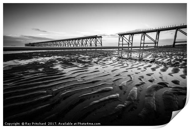 Steetley Pier   Print by Ray Pritchard