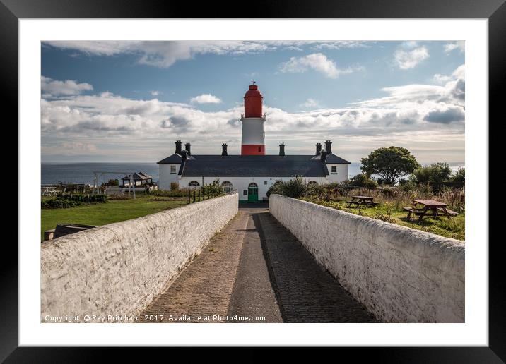 Souter Lighthouse     Framed Mounted Print by Ray Pritchard