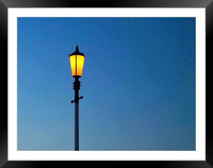 Lamppost   Framed Mounted Print by Victor Burnside
