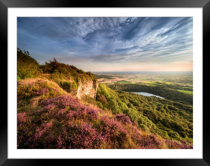 Sutton Bank North Yorkshire Framed Mounted Print by Rick Bowden