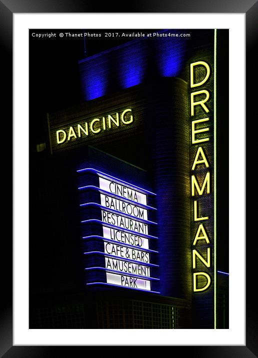 Dreamland Margate Framed Mounted Print by Thanet Photos