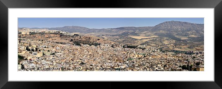 The Medina, Fes Framed Mounted Print by Carole-Anne Fooks