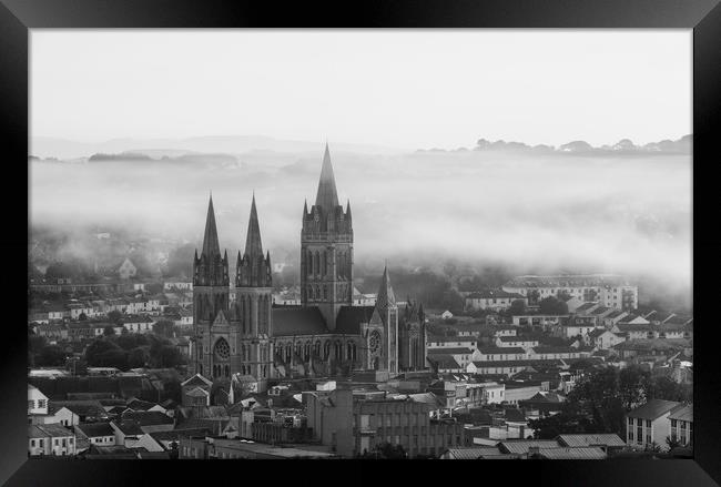 Truro Cathedral, Cornwall, UK Framed Print by Michael Brookes