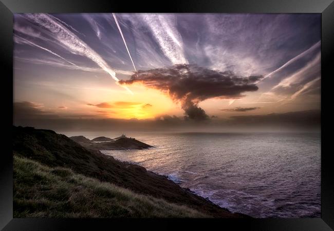 Swansea sunrise Framed Print by Leighton Collins