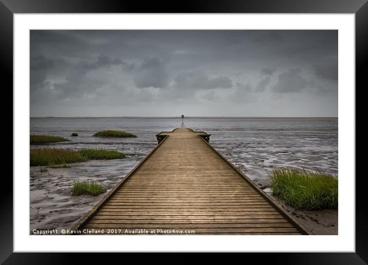 Lytham Jetty Framed Mounted Print by Kevin Clelland