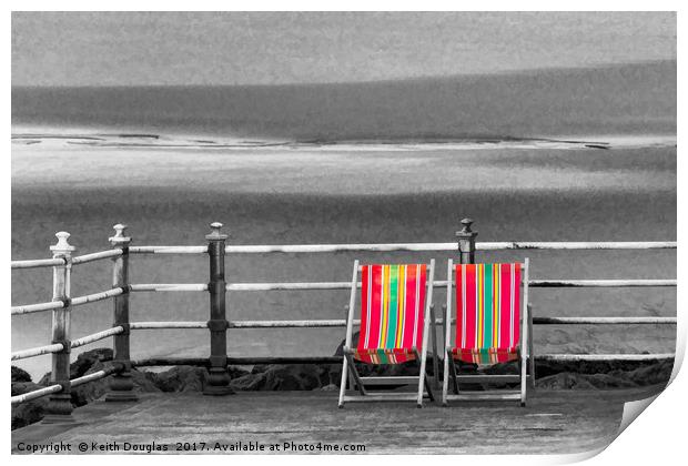 Seats for two Print by Keith Douglas