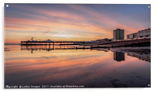 Herne Bay Seafront sunrise Acrylic by Wayne Lytton