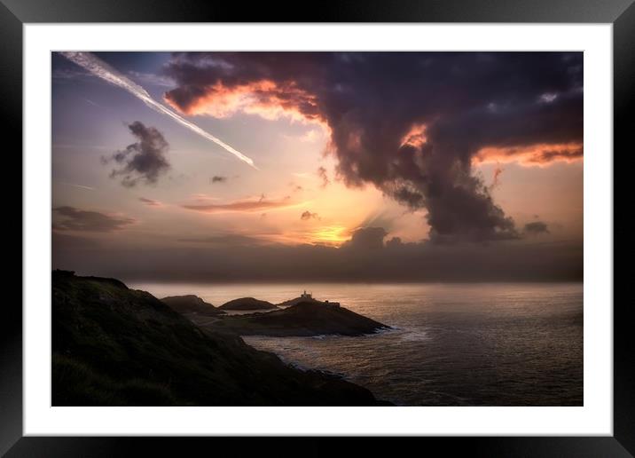 Mushroom cloud sunrise Framed Mounted Print by Leighton Collins