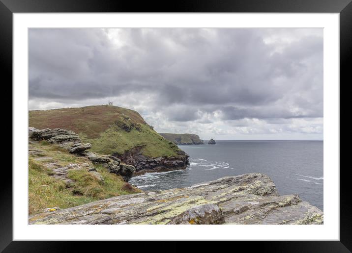 Rugged North Cornwall Framed Mounted Print by Images of Devon