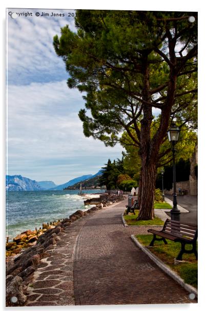 Lake Garda (2) Acrylic by Jim Jones