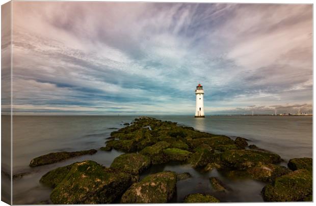 Fort Perch Rock Lighthouse Canvas Print by Graham Morris