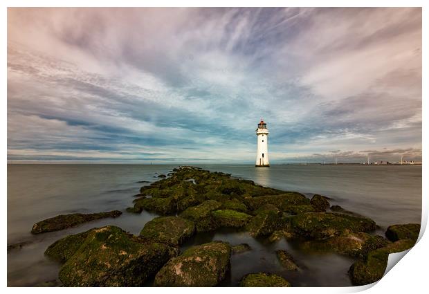 Fort Perch Rock Lighthouse Print by Graham Morris