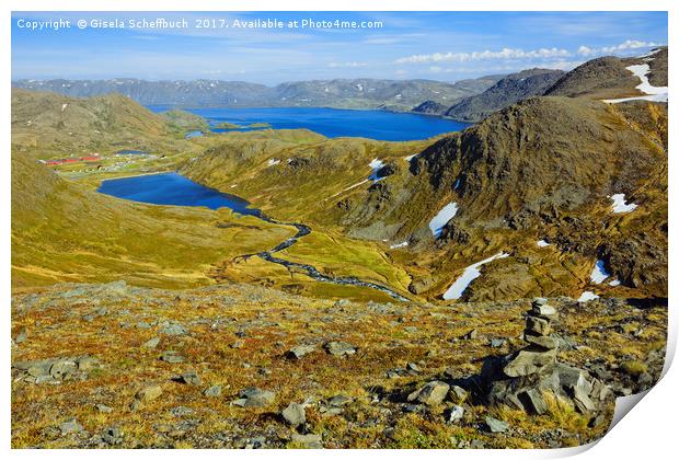 Nordic Panorama Print by Gisela Scheffbuch