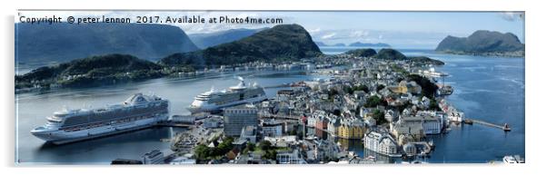 Simply Alesund Acrylic by Peter Lennon