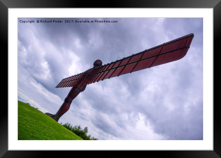 Angel of the North Framed Mounted Print by Richard Pinder