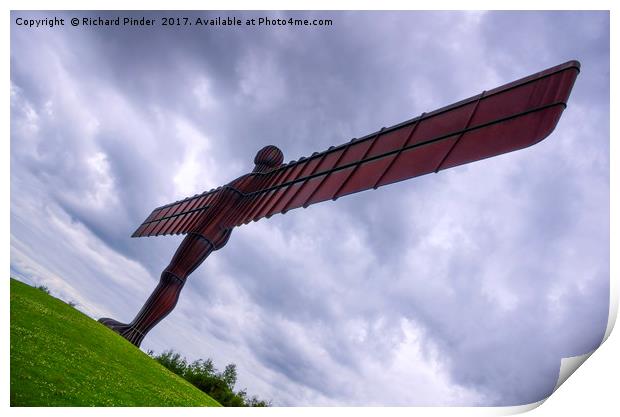 Angel of the North Print by Richard Pinder