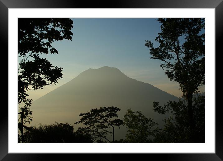 Guatemalan Dawn 2 Framed Mounted Print by Neil Gavin
