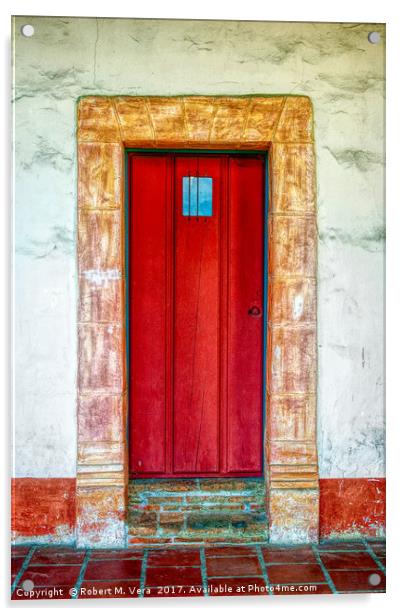 Door into the Past Acrylic by Robert M. Vera