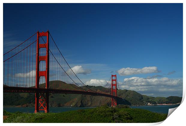 Golden Gate Bridge Print by Neil Gavin