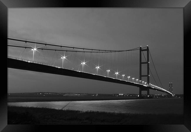 Humber Bridge Framed Print by Neil Gavin