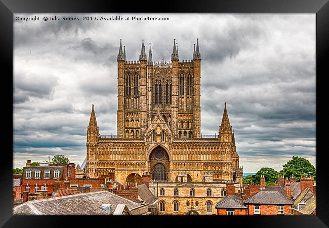 Lincoln Cathedral Framed Print by Juha Remes