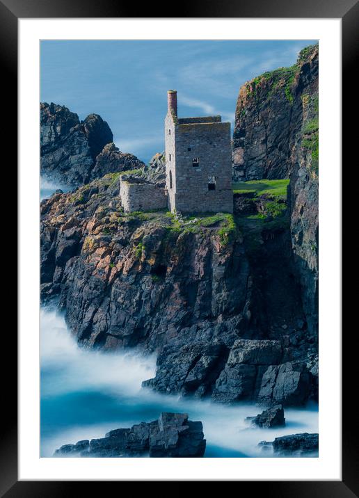 Botallack Mine Framed Mounted Print by Kevin Browne