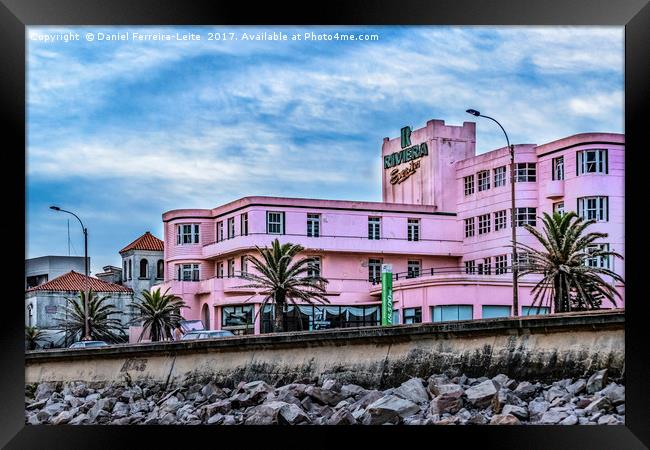 Old Style Waterfront Hotel, Montevideo, Uruguay Framed Print by Daniel Ferreira-Leite