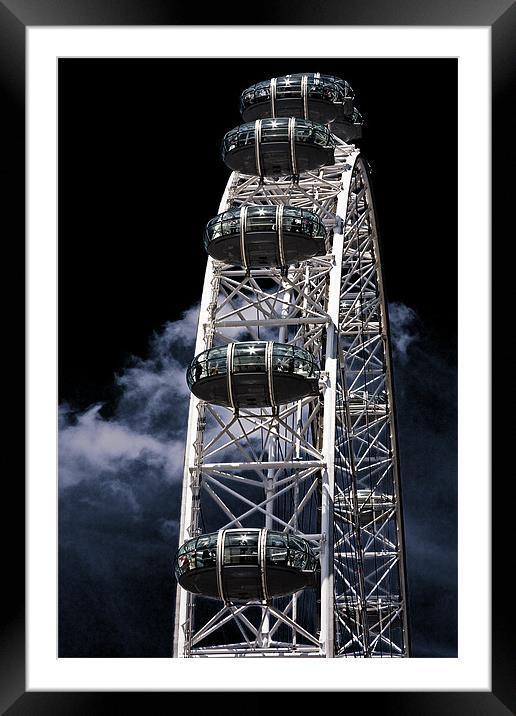 London Eye Framed Mounted Print by Roy Scrivener