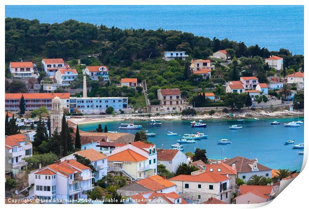 Hvar Island Croatia Print by  