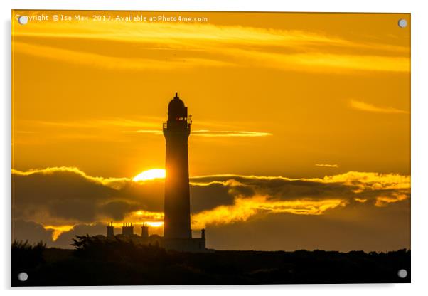 Lossiemouth Lighthouse, Scotland Acrylic by The Tog