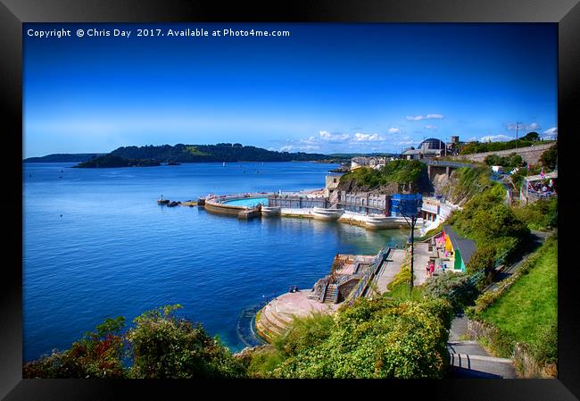 Plymouth Foreshore Framed Print by Chris Day