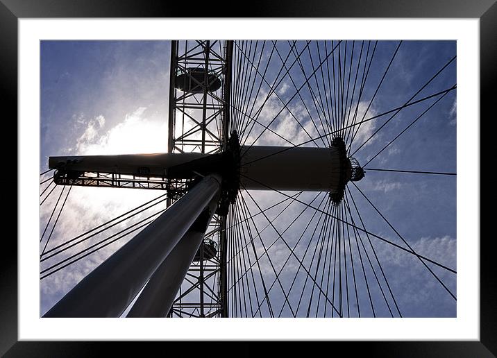 Hub of the Eye Framed Mounted Print by Roy Scrivener