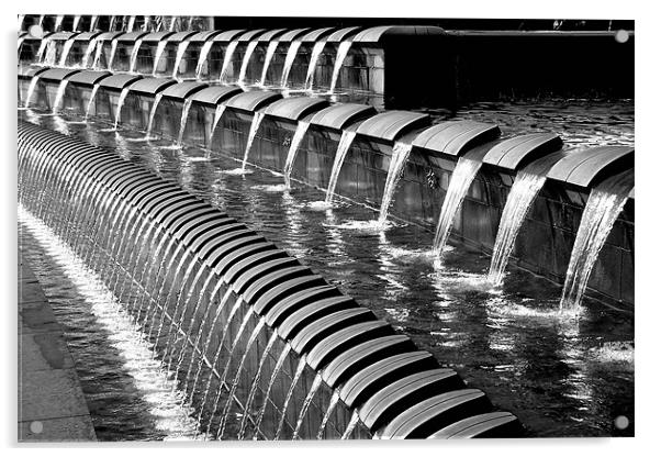 Sheffield Fountains Acrylic by Neil Gavin