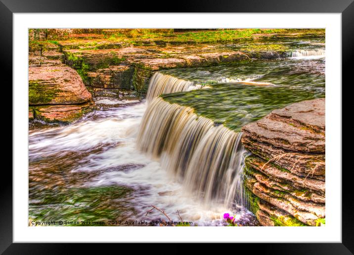 Over the Rocks Framed Mounted Print by Simon Wilkinson
