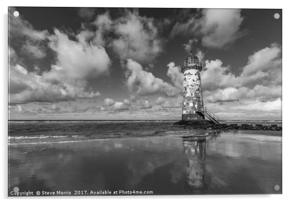 The Old Lighthouse Acrylic by Steve Morris