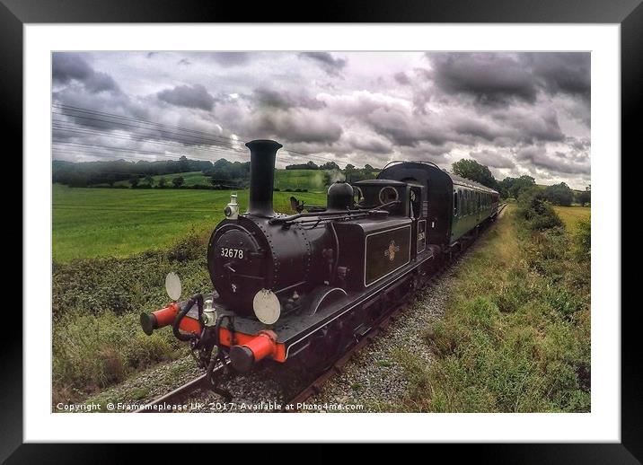 Knowle 32678 on the Kent and East Sussex Railway  Framed Mounted Print by Framemeplease UK
