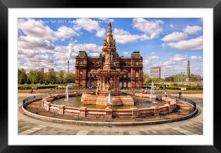 Doulton Fountain Framed Mounted Print by Jason Tait