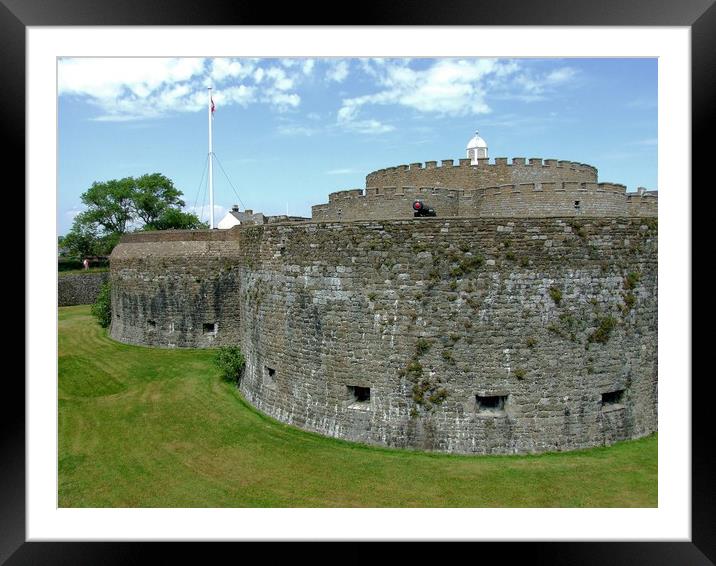 Deal Castle Framed Mounted Print by Mike Lanning